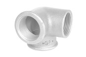 Gjengede beslag - +GF+ Elbow galvanized side outlet 1/2 - 770221204