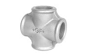 Gjengede beslag - +GF+ Cross galvanized 1 1/4 - 770180207