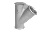 Gjengede beslag - +GF+ Tee 45° black 1/2 - 770165104