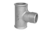 Gjengede beslag - +GF+ Tee galvanized for med f 3/4 - 770133205