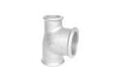 Gjengede beslag - +GF+ Tee galvanized 1 1/2" x 1 1/2" x 1/2" - 770130273
