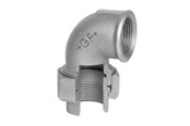Gjengede beslag - +GF+ Union elbow black conical for f - 770096106