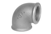 Gjengede beslag - +GF+ Elbow 90° black for f 1 1/4 x 3/4 - 770090123