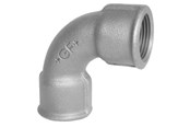 Gjengede beslag - +GF+ Short bend 90° black for f 1/2 - 770012104