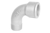 Gjengede beslag - +GF+ Short bend 90° galvanized for m 1 - 770011206