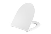Toaletter, toalettseter, bidéer og reservedeler - Pressalit spira toiletseat white sc and lo topmounted - 946000-DF2999