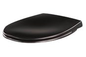 Toaletter, toalettseter, bidéer og reservedeler - Pressalit scandinavia plus toiletseat with sc and lo black - 758001-D04999