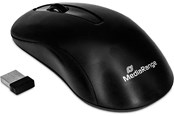 Mus - MediaRange Wireless Optical Mouse - Black - Mus - Optisk - 3 knapper - Svart - MROS209