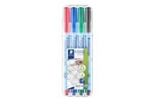 Skrive- & Tegneverktøy - Staedtler OHP pen Lumocolor correct F 4pcs - 305F WP4-1