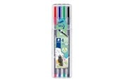 Skrive- & Tegneverktøy - Staedtler Fineliner triplus 0.3mm 4pcs.box - 334 SB4