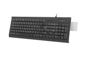 Tastatur - Natec KLAWIATURA Z CZYTNIKIEM KART SMART ID MORAY - Tastatur - Engelsk (USA) - Svart - NKL-1055