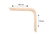 Beslag & Hengsler  - Home>it Finérknekt 20 mm 150x175 mm - natur - 16520