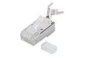 Nettverkskabel - DIGITUS CAT 6A Modular Plug - Sølv - AK-219604