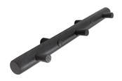 Beslag & Hengsler  - Home>it Smart knaggrekke i eik - 3 knagger - svart - 12224