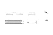 Veggmontering, AV-braketter & AV-møbler - Yealink VESA mount for MVC400/A20/UVC40/A30 - Max - recommended for - VCS-TVMount2