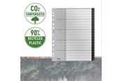 Lommer, Omslag & Registre - Leitz Recycle register 1-20, PP, ekstra bred - 12110000