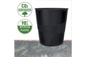 Skrivebordstilbehør - Leitz Recycle papirkurv, Sort - 53280095