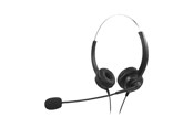 Hodetelefoner - MediaRange Headset w/mic - Black - MROS304