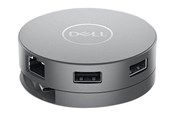 Dokkingstasjon - Dell Mobile Adapter DA310 - USB-C - 7-Port - 1GBE - DELL-DA310