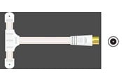 Antenne - Sinox FM Antenna for Radio - 1.8m - White - SXFM009