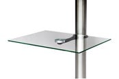Veggmontering, AV-braketter & AV-møbler - ConnecTech Sinox Glass Shelf for Sinox StandView TV Floor Mount - Max - recommended for - SWB7141