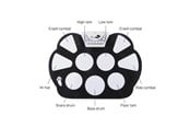 Musikkinstrumenter & DJ-utstyr  - Mikamax Roll Up Elektronisk Trommesett – Bærbart Digitalt Drum Kit med 9 Pads & Pedaler - 04796