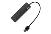 USB-hub - I-Tec USB 3.0 Metal HUB 4 Port with individual On/Off Switches USB-hub - USB 3.2 - 4 porter - Svart - U3CHARGEHUB4