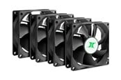 Kabinettvifte - Inter-Tech IPC Fan Set 80x80x25mm | 8888729 - Kabinettvifte - 80mm - Svart - 88887290