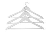 Beslag & Hengsler - Home>it Kleshenger hvit - 3-pk - 17308