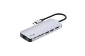 Dokkingstasjon - Belkin USB-C 6-in-1 Multiport Adapter - AVC008BTSGY