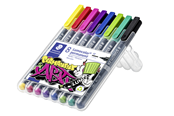 Hobbyartikler - Staedtler Universal pen Lumocolor perm M 8pcs - 317 WP8-1