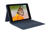 Tastatur - Logitech Rugged Combo 3 - German - classic blue - Tastatur & Foliosett - Blå - 920-009656