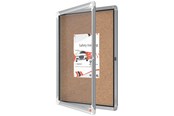 Konferanse & Presentasjon - Nobo Premium Plus låsbar korktavle med hengslet dør 4xA4 - 1902561