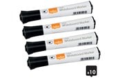 Konferanse & Presentasjon - Nobo Glide whiteboardpenner, rund tupp, pakke med 10 stk. Sort - 1915264