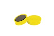 Konferanse & Presentasjon - Nobo Whiteboard magneter 38 mm, styrke 2,5 kg, pakke med 10 stk. Gul - 1915316
