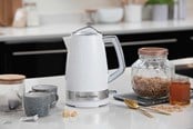 Vannkoker - Russell Hobbs Vannkoker Structure Kettle - Hvit med ståldetaljer - 2400 W - 28080-70