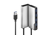 USB-hub - ALOGIC USB-A Fusion SWIFT 4-port Hub - Space Grey USB-hub - USB 3.2 - 4 porter - Grå - UAFUUA-SGR