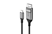 Skjermkabel - ALOGIC Ultra - USB-C - DisplayPort - 2m - Grå - ULCDP02-SGR