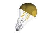 LED-lyspære - Osram LED-lyspære Standard 4W/827 (37W) filament clear mirror gold E27 - 4058075435360