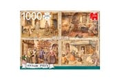 Puslespill - Jumbo Puzzle - Anton Pieck: Bakers from the 19th Century (1000 pcs) - JUM8818