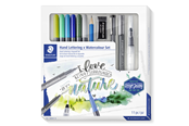 Hobbyartikler - Staedtler Hand Lettering x Watercolour Set 100% PE - 61 3001-2