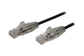 Nettverkskabel - StarTech.com 1.5m Slim LSZH CAT6 Ethernet Cable. - Svart - 1m - N6PAT150CMBKS