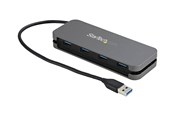 USB-hub - StarTech.com 4 Port USB 3.0 Hub 5Gbps 4A - 11in Cable USB-hub - USB 3.2 - 4 porter - Grå - HB30AM4AB