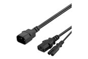 Strømkabel (intern) - Pro Power Cable C14 - Svart - 0.5 m - 7333048035059