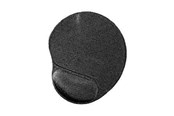 Musematte & Tilbehør  - Gembird MP-GEL-BLACK - mouse pad with wrist pillow - MP-GEL-BK