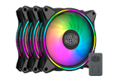 Kabinettvifte - Cooler Master MasterFan MF120 HALO 3in1 - Kabinettvifte - 120mm - Svart med RGB LED-lys - 30 dBA - MFL-B2DN-183PA-R1