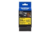 Papir, Fotopapir & Etiketter - Brother Tape brother 24 mm black/yellow flexible - TZEFX651