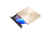 Optisk driver (DVD/BR/Floppy) - ASUS ZenDrive U8M SDRW-08U8M-U - Gold - DVD-RW (Brenner) - USB-C - Gull - 90DD0295-M29000