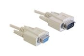 Skjermkabel - DeLOCK serial extension cable - DB-9 to DB-9 - 5 m - 84016
