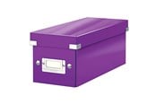Arkivering & Oppbevaring - Leitz Oppbevaringsboks Click & Store WOW CD Lilla - 60410062